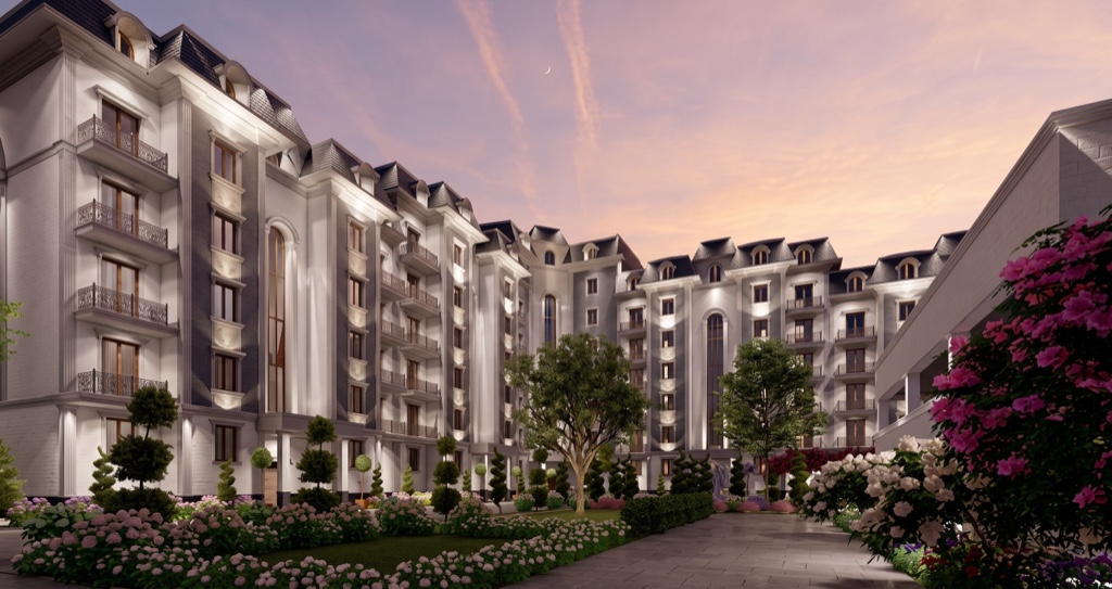 Toshkentdagi Aristocrat Home TJM — Fasad