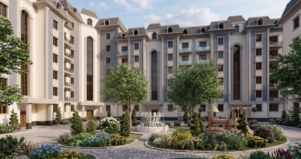 Toshkentdagi Aristocrat Home TJM — Fasad