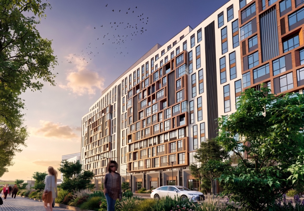 ЖК Avia Palace в Ташкенте — Фасад