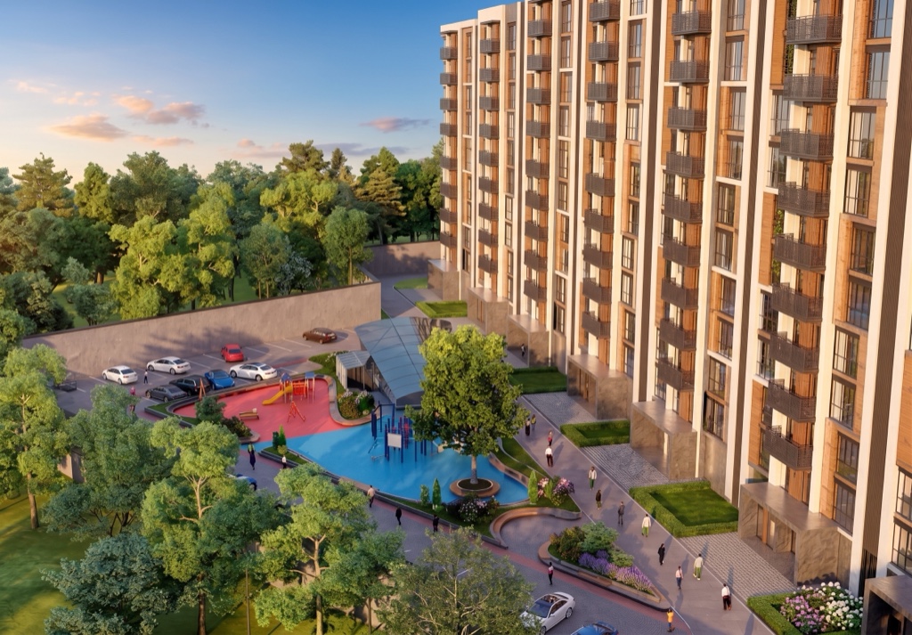 ЖК Avia Palace в Ташкенте — Фасад