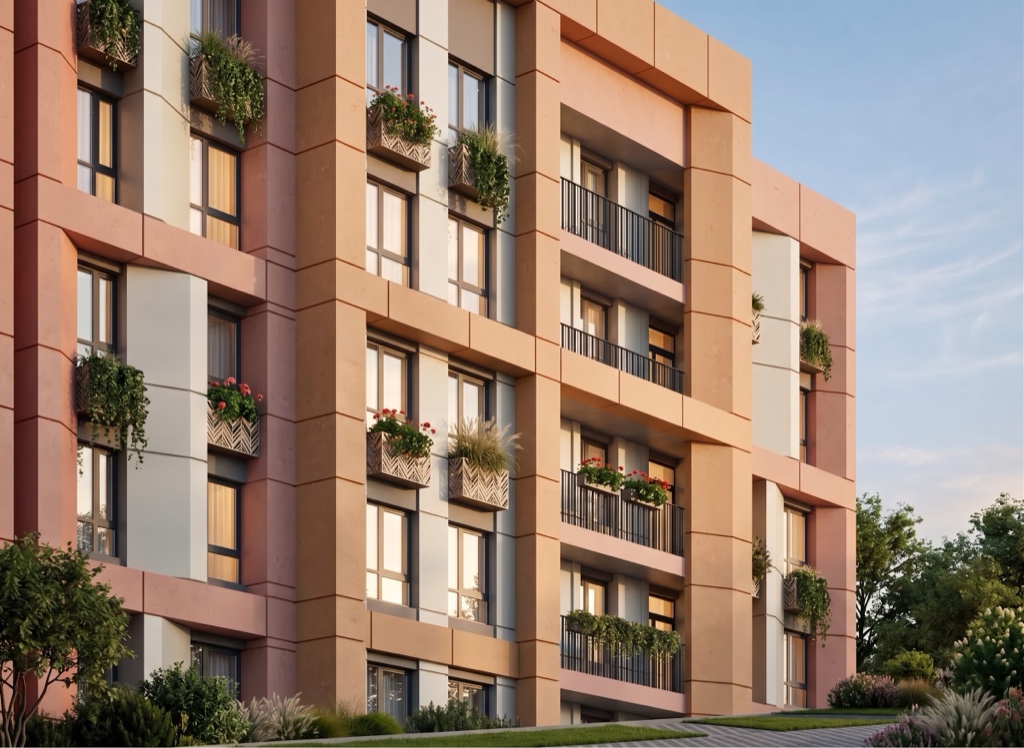 ЖК Barxan Residence в Ташкенте — Фасад