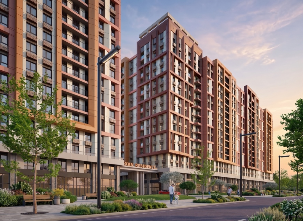 ЖК Barxan Residence в Ташкенте — Фасад