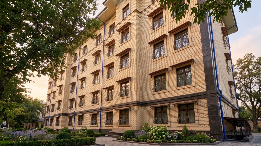 ЖК Central в Ташкенте — Фасад