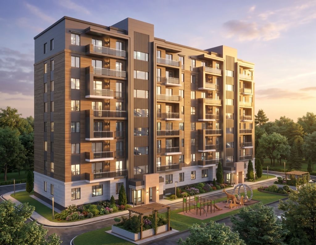 ЖК Chilanzar Business City Hi-Tech в Ташкенте — Фасад