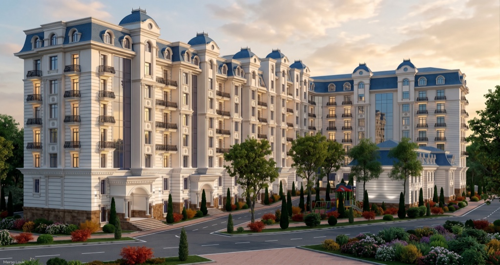 ЖК Comfort House в Ташкенте — Фасад