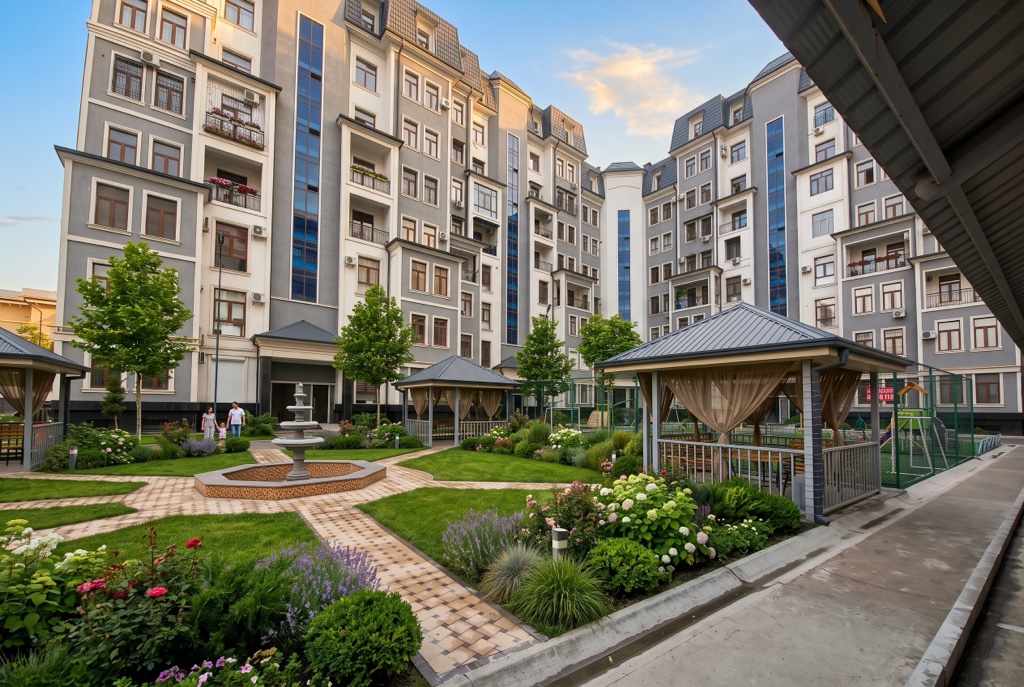 ЖК Family House в Ташкенте — Фасад