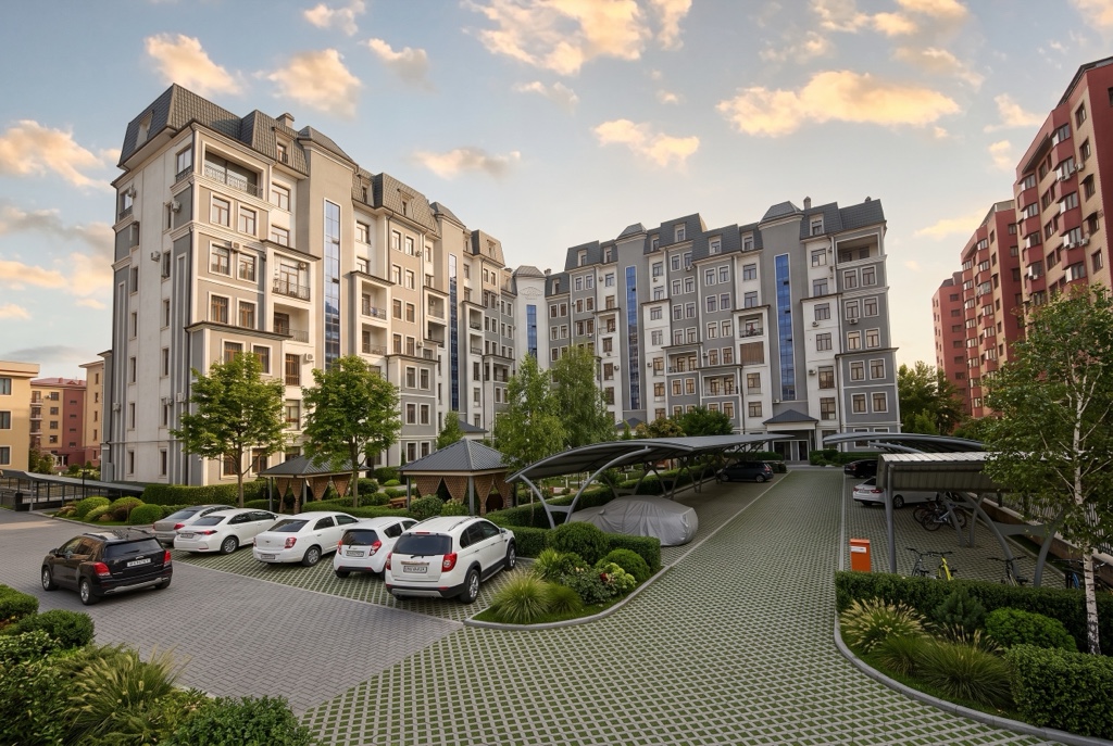 ЖК Family House в Ташкенте — Фасад