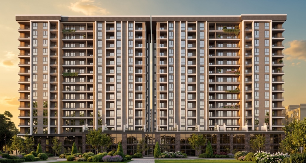 Toshkentdagi Golden Hills TJM — Fasad