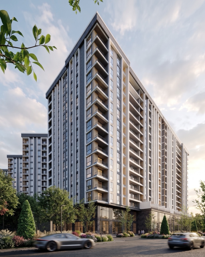Toshkentdagi Golden Hills TJM — Fasad