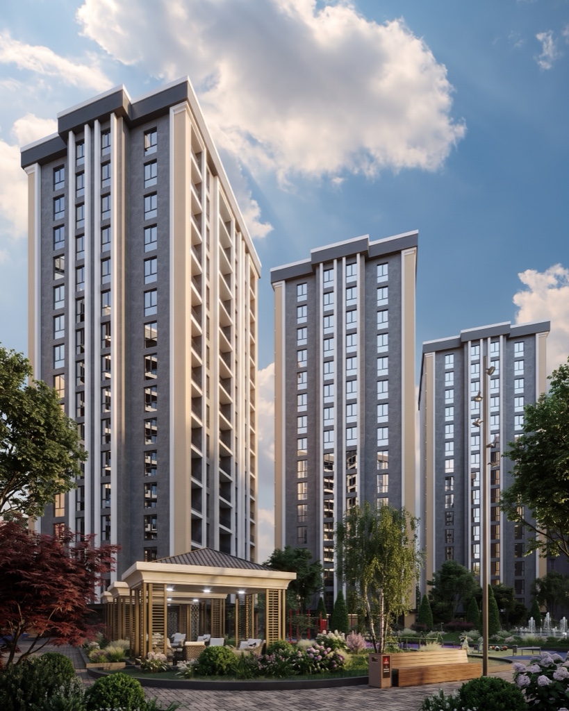 Toshkentdagi Golden Hills TJM — Fasad