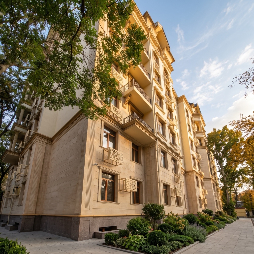 Toshkentdagi Grand Akkurgan Resident TJM — Fasad