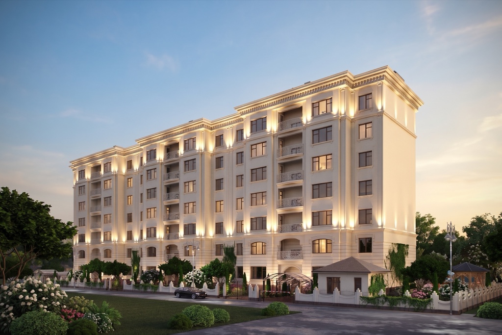 ЖК Kalandar Elite в Ташкенте — Фасад