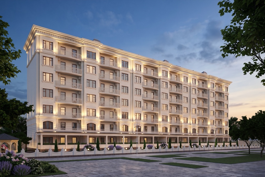 ЖК Kalandar Elite в Ташкенте — Фасад