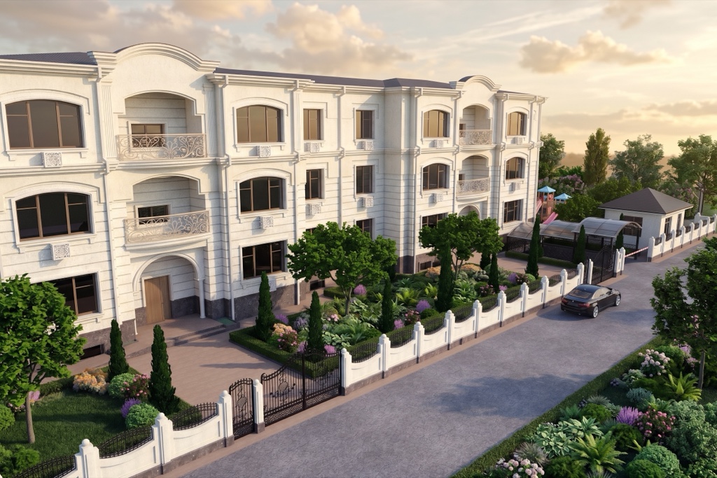 ЖК Kalandar Elite в Ташкенте — Фасад
