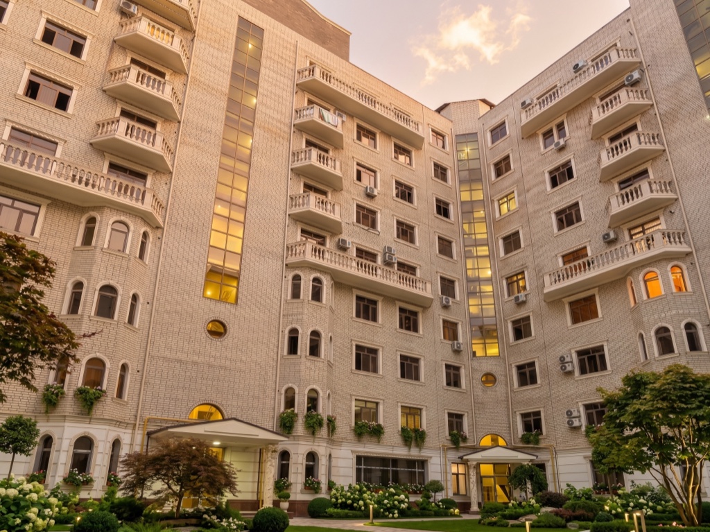 ЖК Madrid House в Ташкенте — Фасад