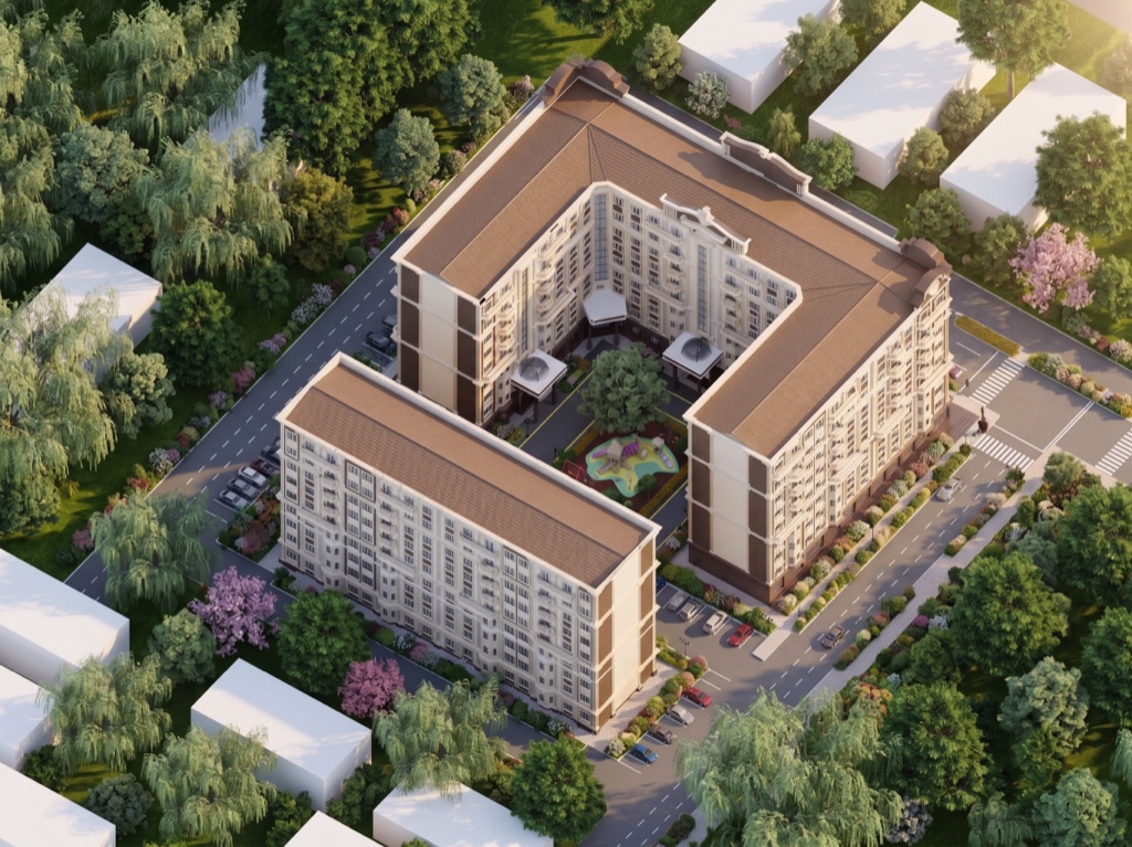 ЖК Madrid House в Ташкенте — Фасад