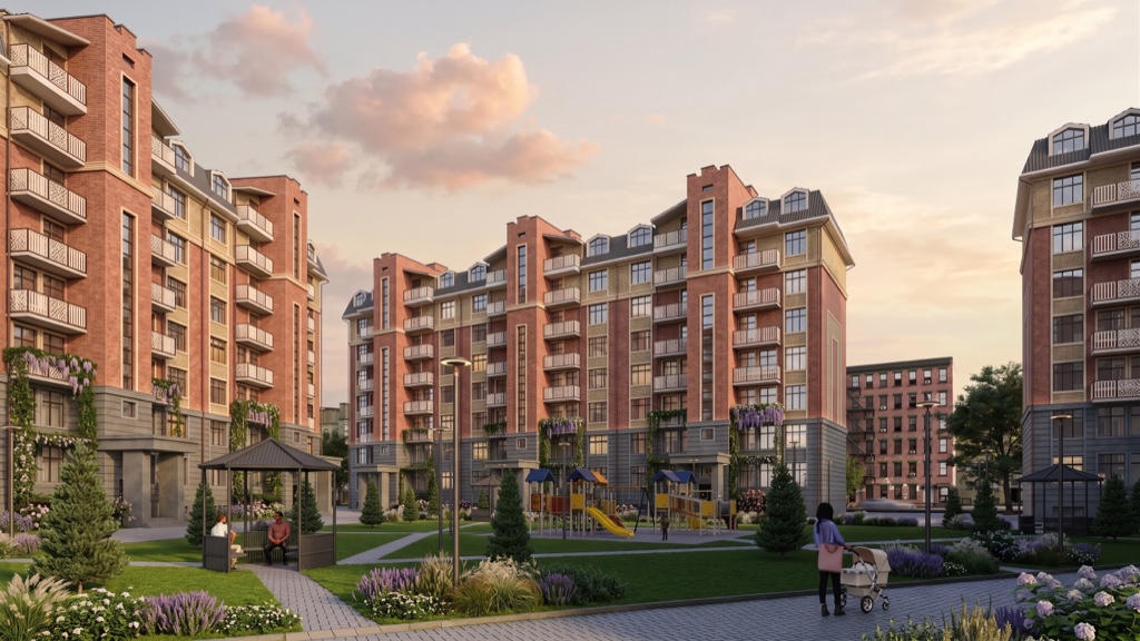 ЖК Mashxadi Residence в Ташкенте — Фасад