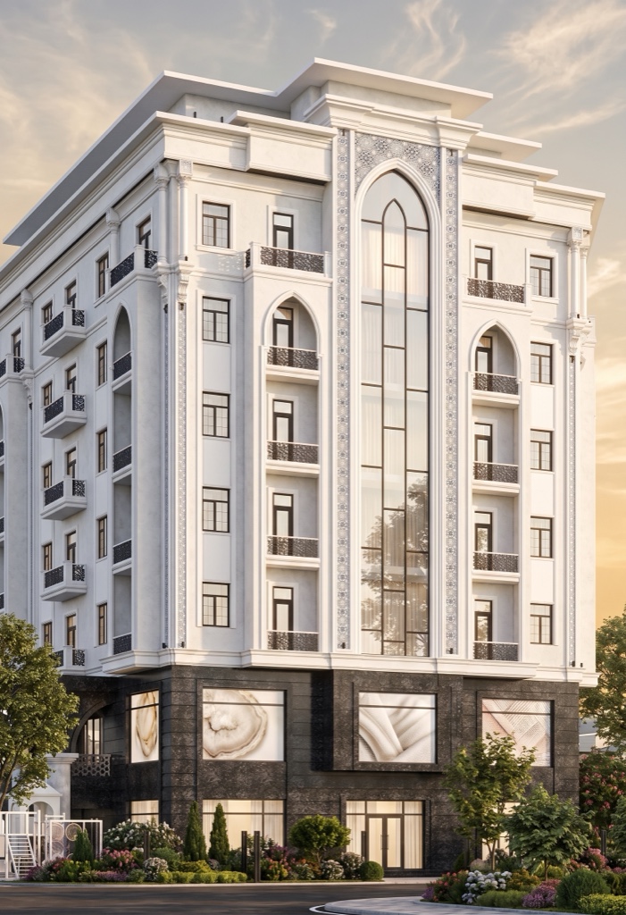 ЖК Meraas Residence в Ташкенте — Фасад