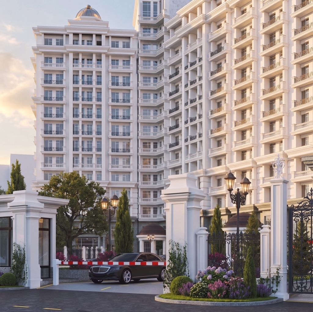 ЖК Metropol в Ташкенте — Фасад