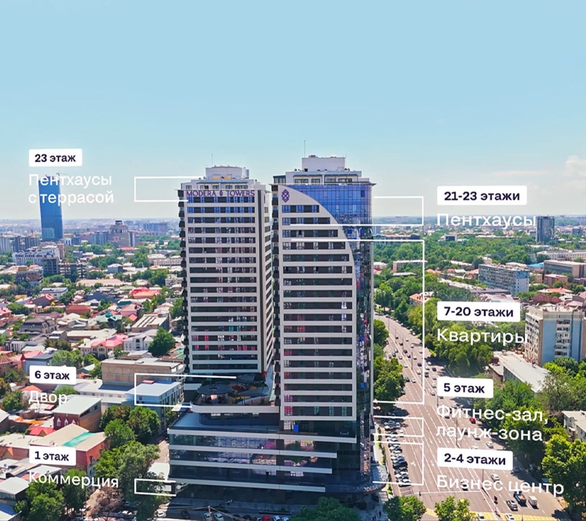 ЖК Modera Towers в Ташкенте