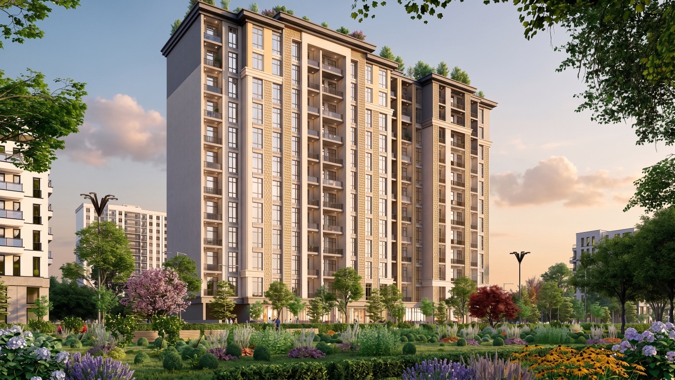 «Sayram Plaza» turar-joy majmuasi — 1-rasm