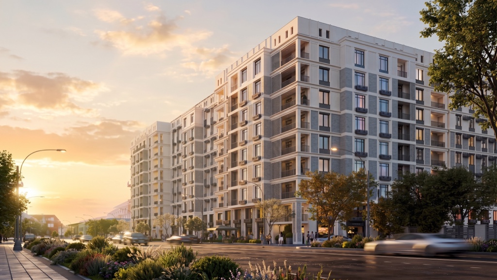 ЖК Uchtepa Residence в Ташкенте — Фасад